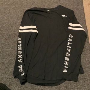 Thin Hollister long sleeve black shirt
